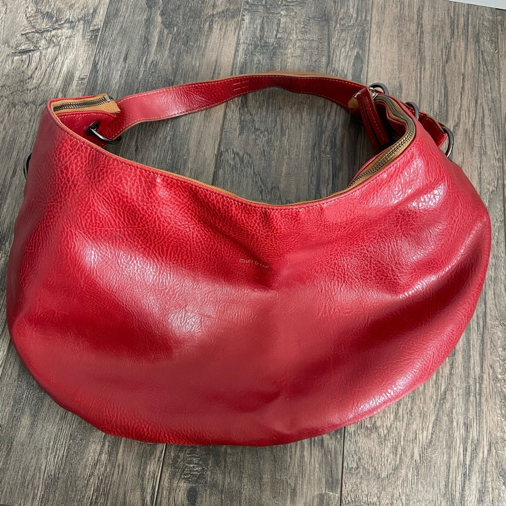Matt & Nat red purse